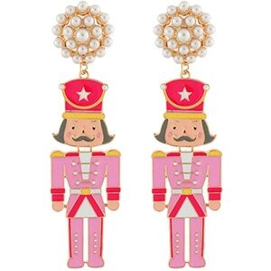 Christmas Nutcracker Drop Earrings